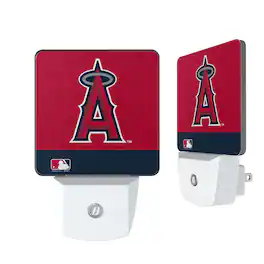 Keyscaper - Los Angeles Angels Primary Logo Stripe Design Nightlight 2-Pack - Multicolor