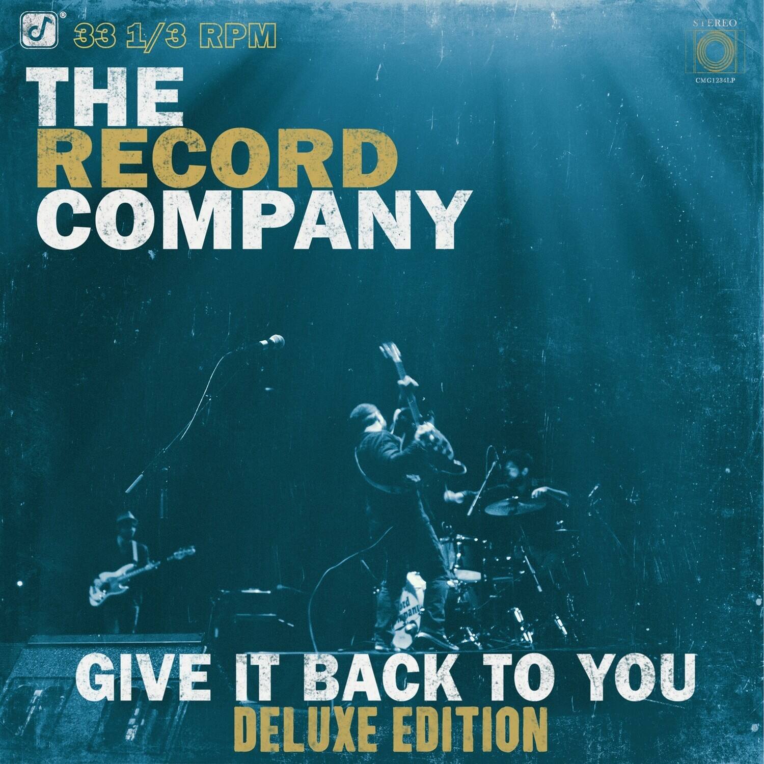33 1/3 RPM  
THE RECORD COMPANY  
GIVE IT BACK TO YOU DELUXE EDITION