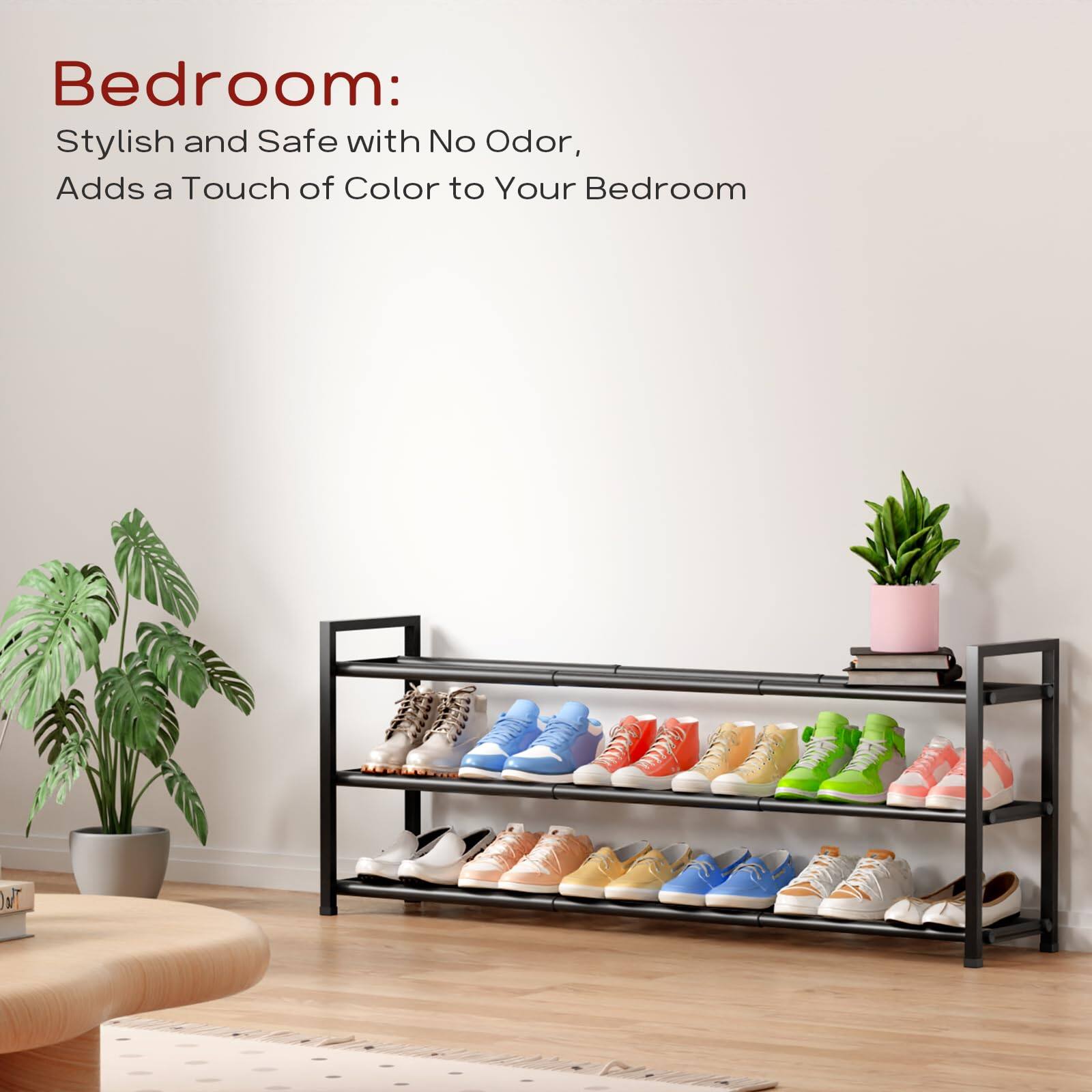 Bedroom:  
Stylish and Safe with No Odor,  
Adds a Touch of Color to Your Bedroom