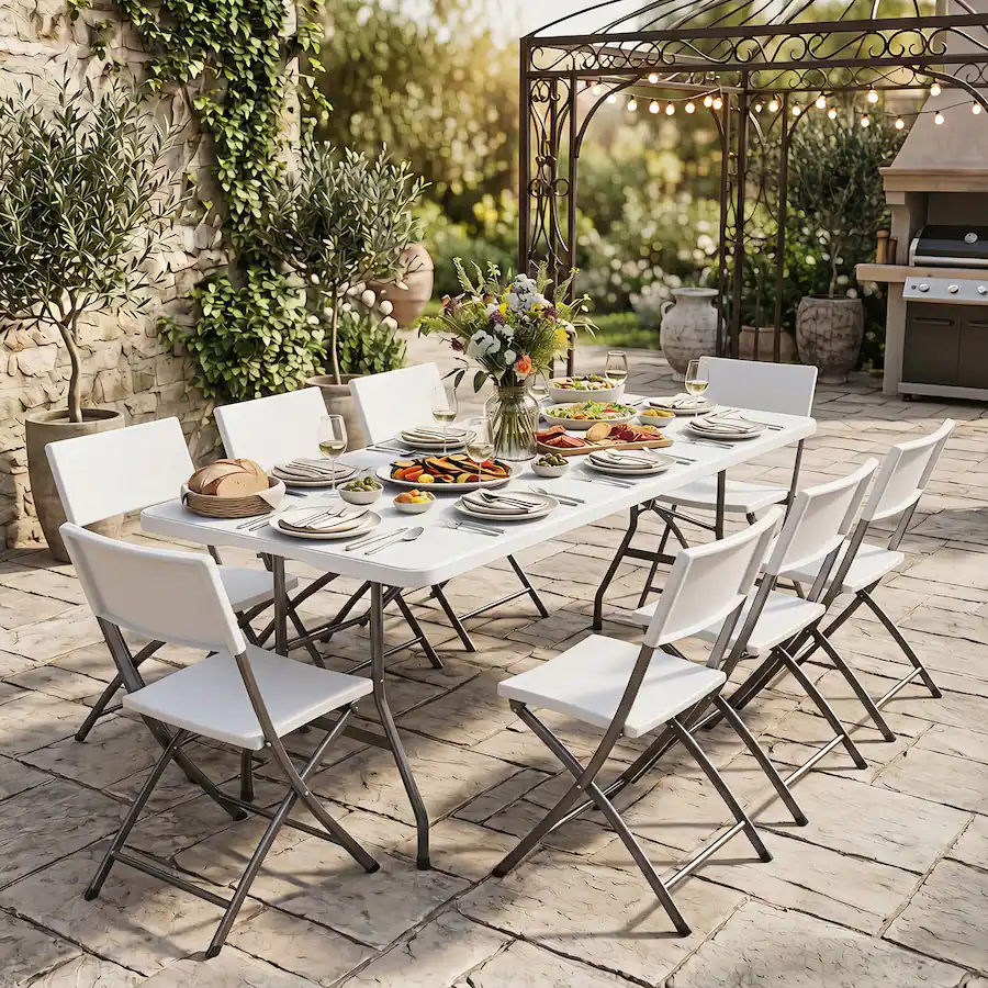 Utitity Table Costway Indoor Outdoor Portable Utility Table with Metal Legs Rattan ...