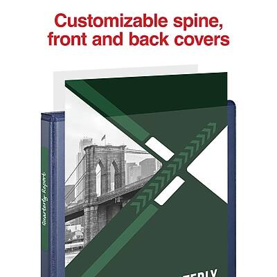 Customizable spine, front and back covers

Report Quarterly