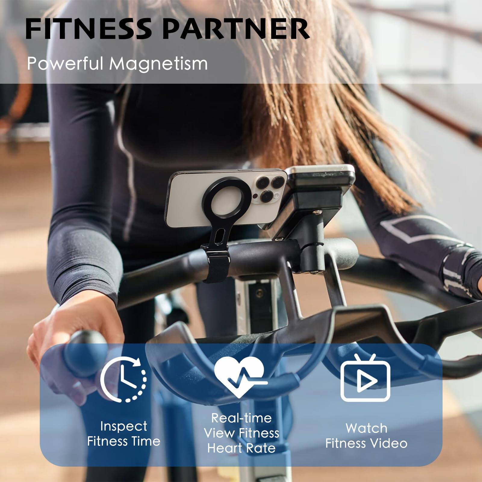 **FITNESS PARTNER**  
Powerful Magnetism  

- Inspect Fitness Time  
- Real-time View Fitness Heart Rate  
- Watch Fitness Video