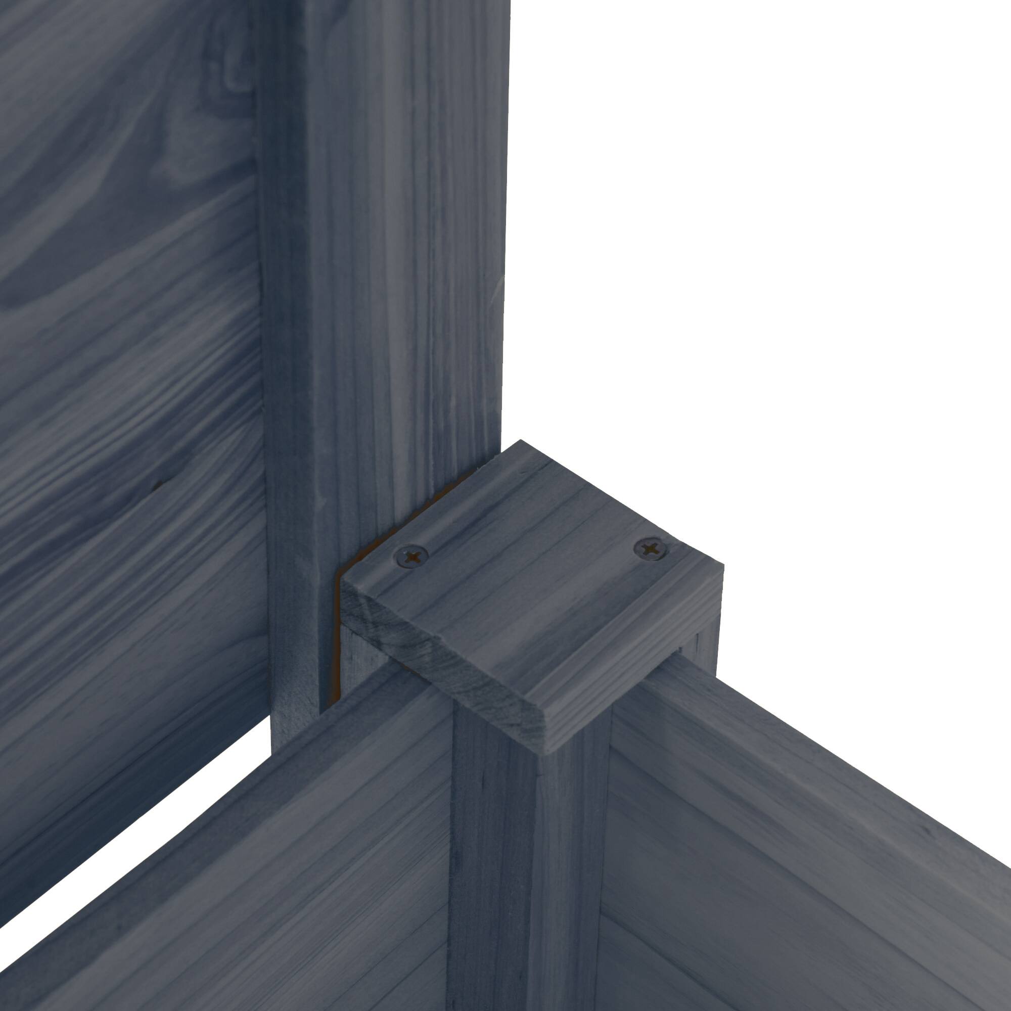 Alt View 7. Outsunny - Garden Bed Set of 3, Elevated Wood Planter Box with Legs and Bed Liner for Backyard and Patio to Grow Vegetables - Gray.