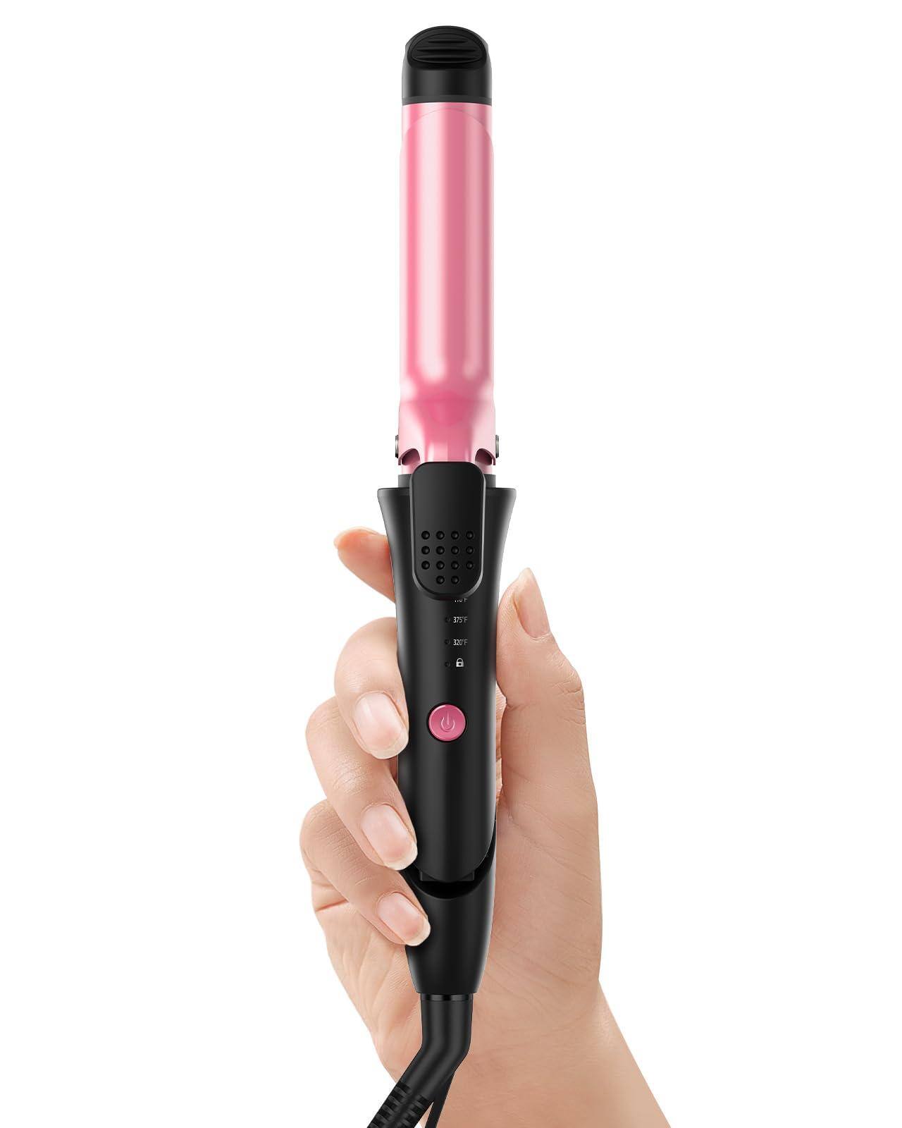 Front. Reds Spade - Dual Curling Iron And Straightener Mini Hair Styler With Ceramic Tourmaline 30s Fast Heat To Auto Shut off - Default.