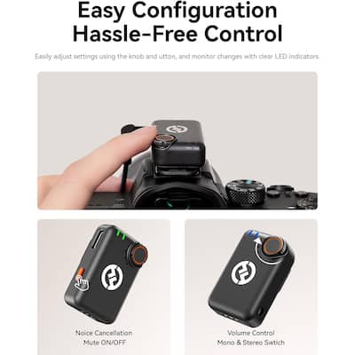 HOLLYLAND LARK M2S Mini Combo Wireless Microphone System HOLLYLAND LARK M2S Mini Combo Wireless Microphone System