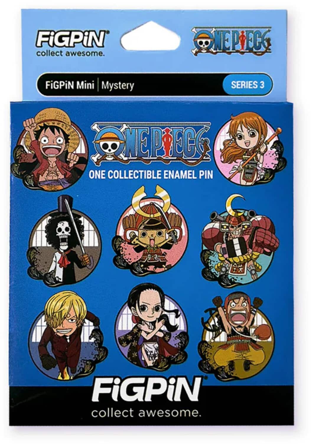 PopMarket - FiGPiN - Mystery Mini Pin - One Piece - Series 3 - 1 Pin - COLLECTABLES - Multicolor