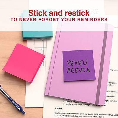 Stick and restick  
TO NEVER FORGET YOUR REMINDERS

14 21 REVIEW AGENDA

aeting came + campaign.  
videos artHome Hub i campaign

Conduct influencer Monitor and report on campaign  
gn lgital marketing I

This Agreement shall commence on September 23, 2024, and shall continue until 31, 2024 unless terminated earlier in accordance with Section 5.