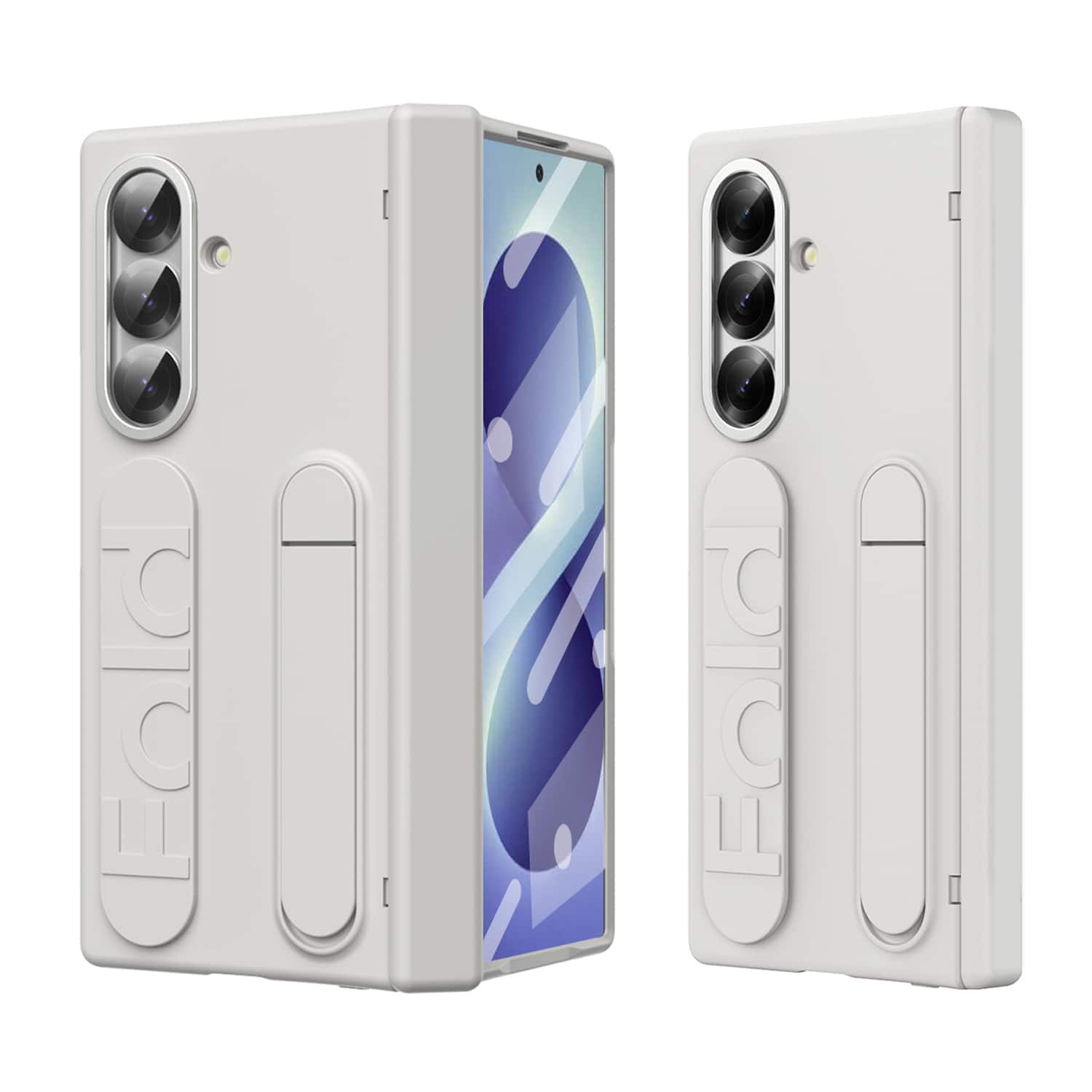 Dteck - Full Body Case for Samsung Galaxy Z Fold8 Ultra,Shockproof Stand Cover with Hinge Protection,Built-in Screen Protector - White price history on PriceWatchPro