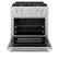 Angle. ZLINE - 30 in. Wide 4 Burner ZLINE Paramount Gas Range Convection Oven (SGRS-30) - Stainless Steel.