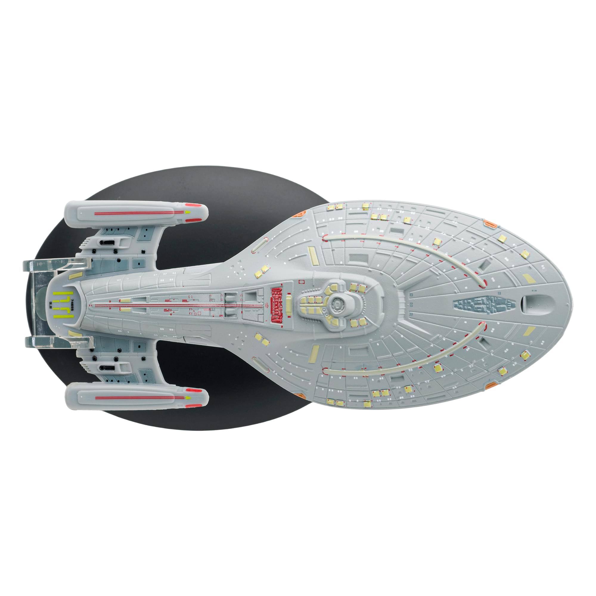 Alt View 5. Eaglemoss - Eaglemoss Star Trek Starship Replica | USS Voyager - Grey.