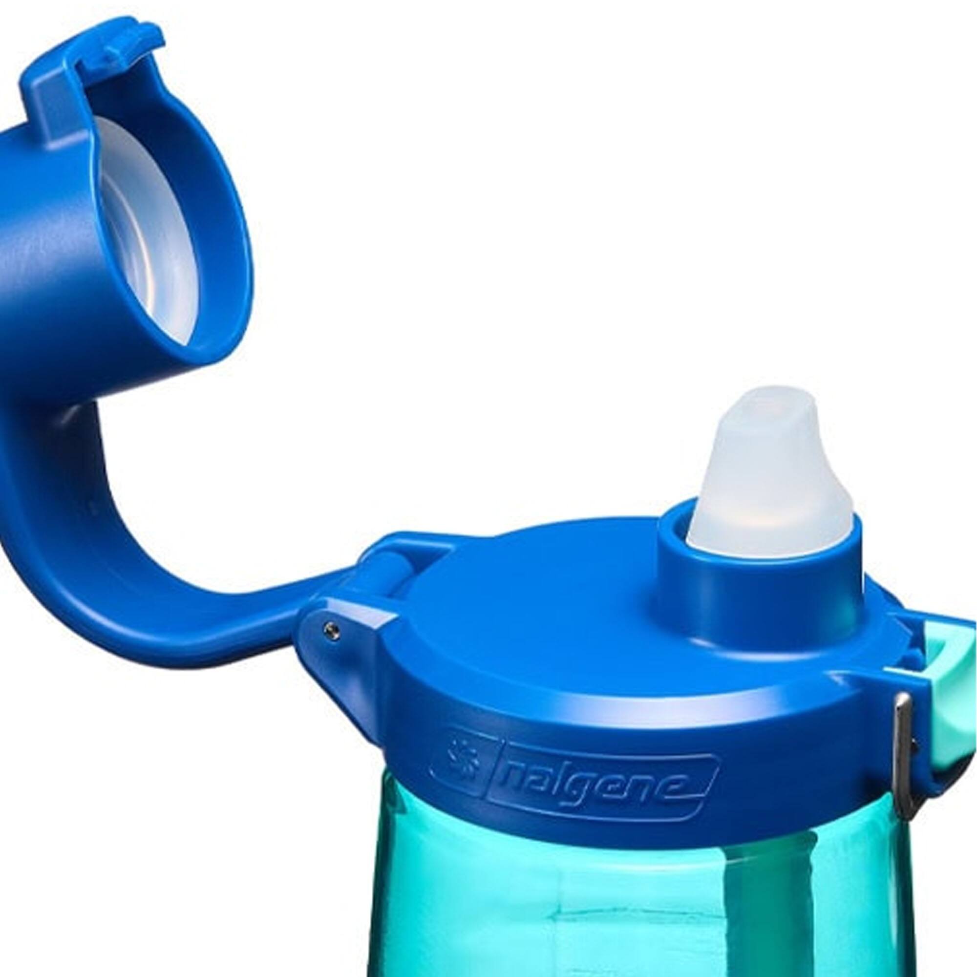 Alt View 5. Nalgene - Nalgene Sustain 24 oz. FreshFlow Straw Bottle, Aqua - Aqua.