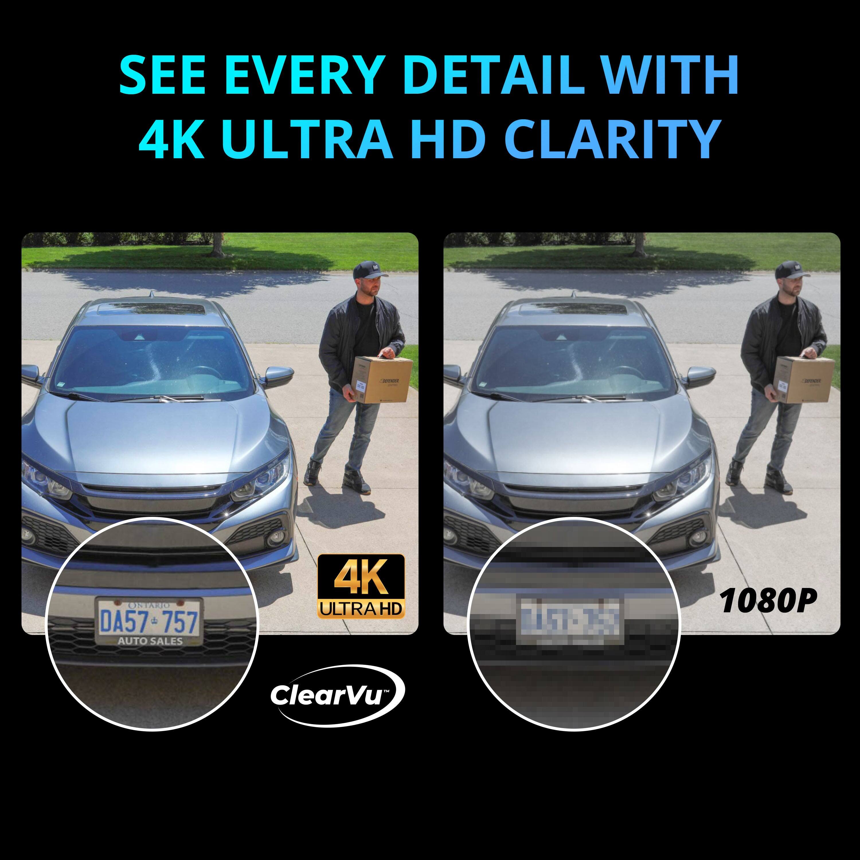 See every detail with 4K Ultra HD clarity.