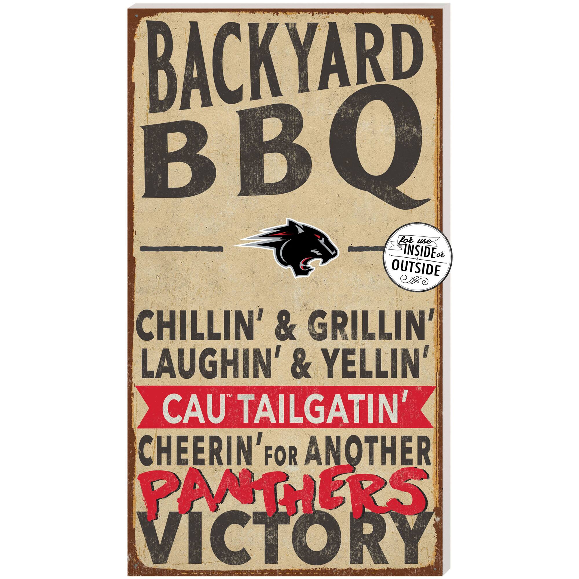Clark Atlanta University Panthers 11'' x 20'' Indoor/Outdoor BBQ Sign