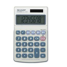 Sharp - EL240SAB 8-Digit LCD Handheld Business Calculator - false