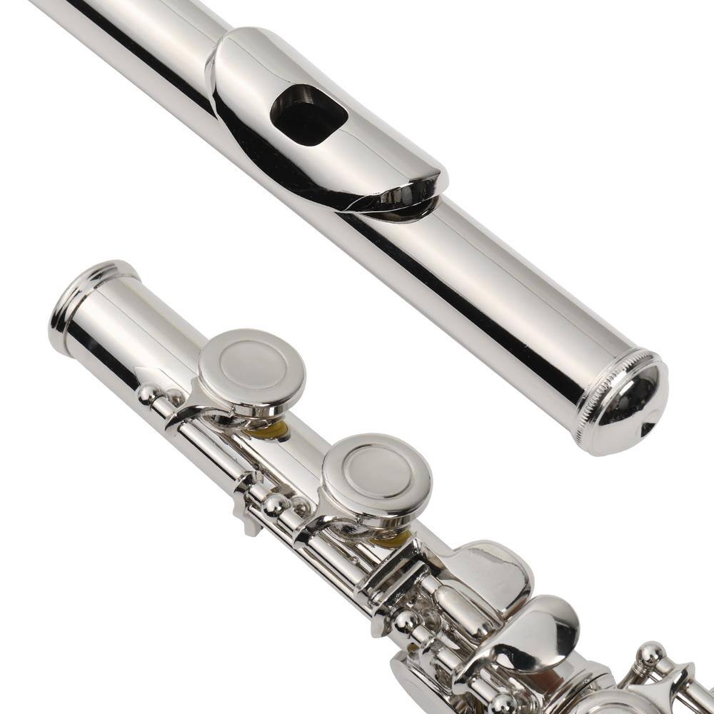 Alt View 2. Winado - C Flutes with E-split, Orchestra Closed Hole Flute Kit for Beginners & Professionals, 16 Keys Musical Nickel Flute.