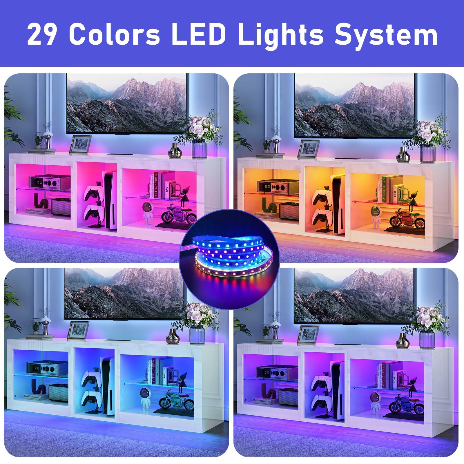 29 Colors LED Lights System
