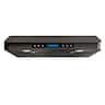 Onefly - 30 inches - Externally Vented - Under cabinet Range Hood - Black Stainless Steel