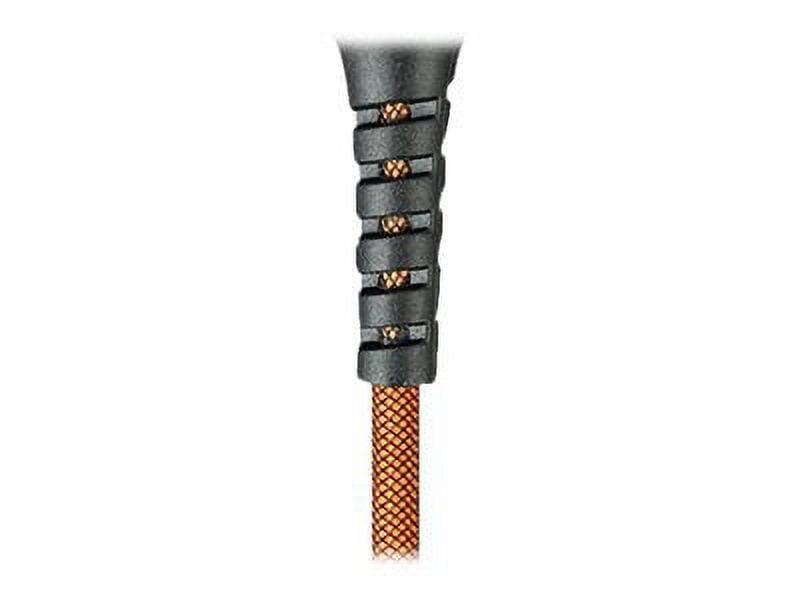 Back. ToughTested - ToughTested PRO 8FT USB-A to Lightning Cable, PET Braided, Slim Tip, 2.4A Fast Charge & Data Sync - Black.