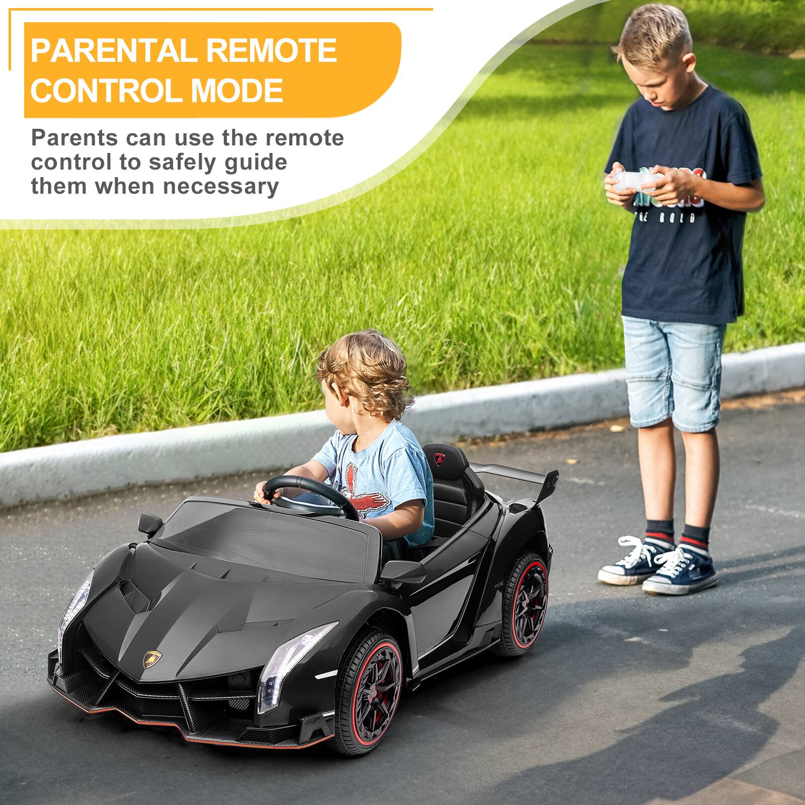 PARENTAL REMOTE CONTROL MODE  
Parents can use the remote control to safely guide them when necessary