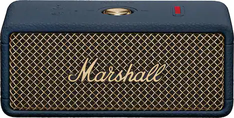 Marshall - Emberton III Portable Bluetooth Speaker with Rugged Waterproof / Dust-proof Wireless Design - Midnight Blue