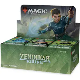 Wizards of The Coast - Magic: The Gathering TCG: Zendikar Rising Draft Booster Box