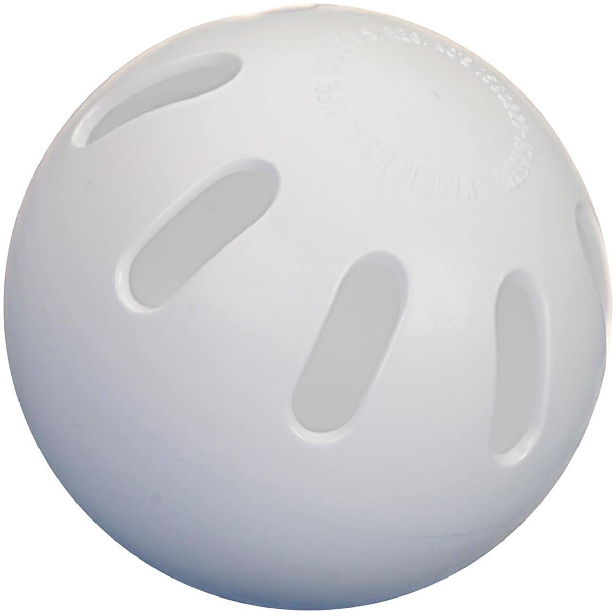 Alt View 1. Wiffle Ball - Wiffle Ball 12" King Regulation Softball Size Curve Training Plastic Ball - White.