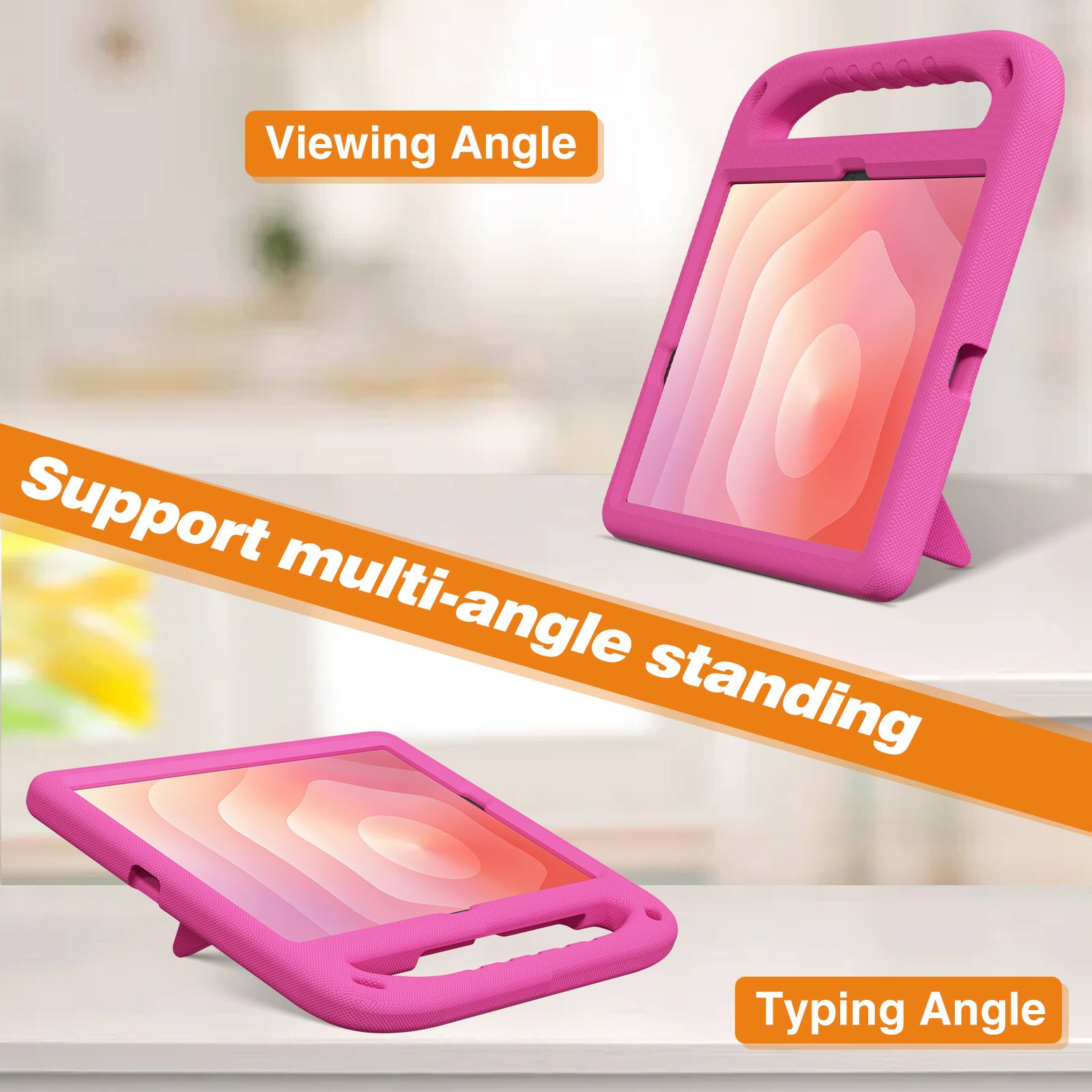 Viewing Angle Support multi-angle standing Typing Angle