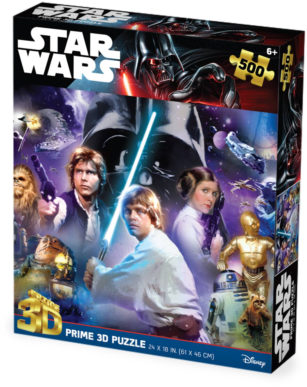 PopMarket - Star Wars Original Triology Cast 500pc 24x18 in 3D Lenticular Puzzle - COLLECTIBLES - Multicolor price history on PriceWatchPro