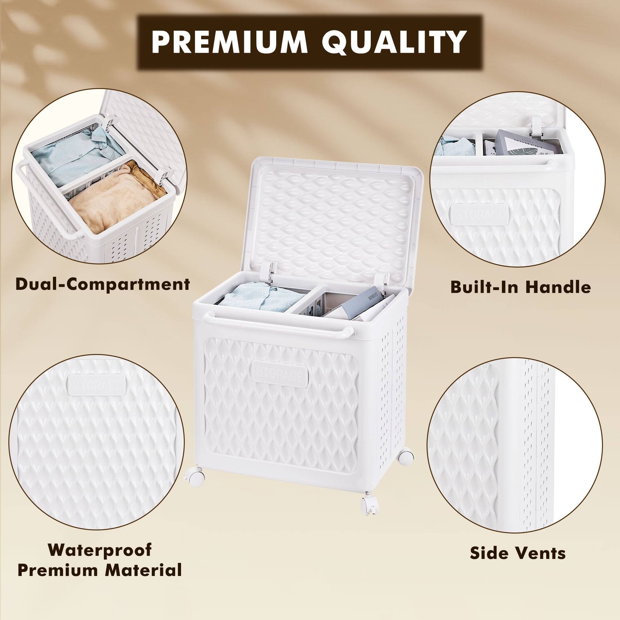 PREMIUM QUALITY

- Dual-Compartment
- Built-In Handle
- Waterproof Premium Material
- Side Vents