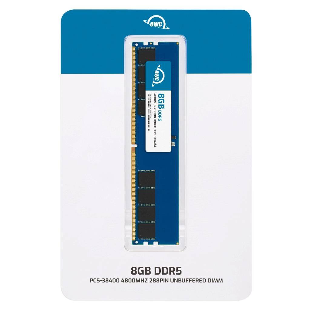 OWC 8GB DDR5  
PC5-38400 4800MHz 288PIN UNBUFFERED DIMM