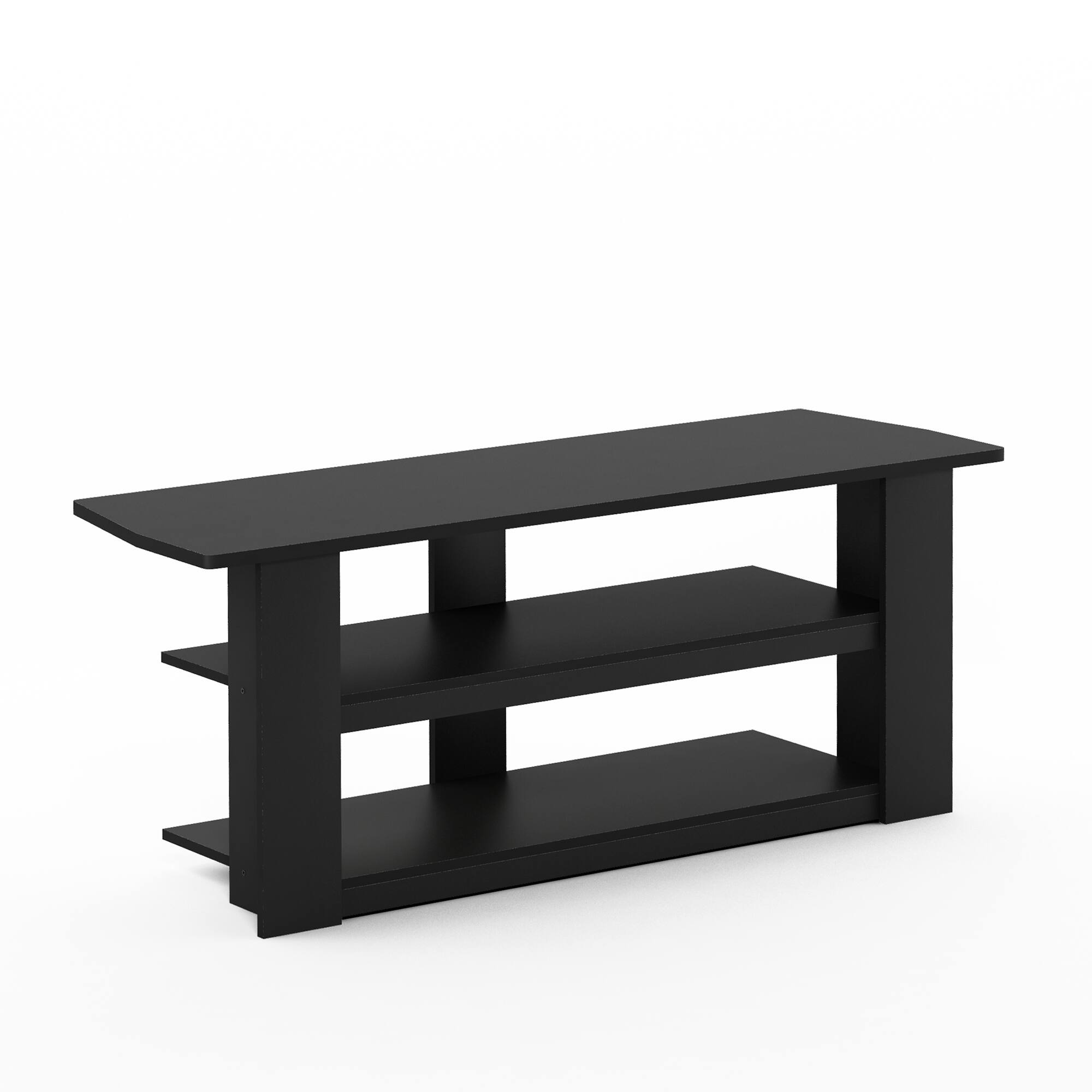 Front. Furinno - Parsons 50-in TV Entertainment Center - Black.
