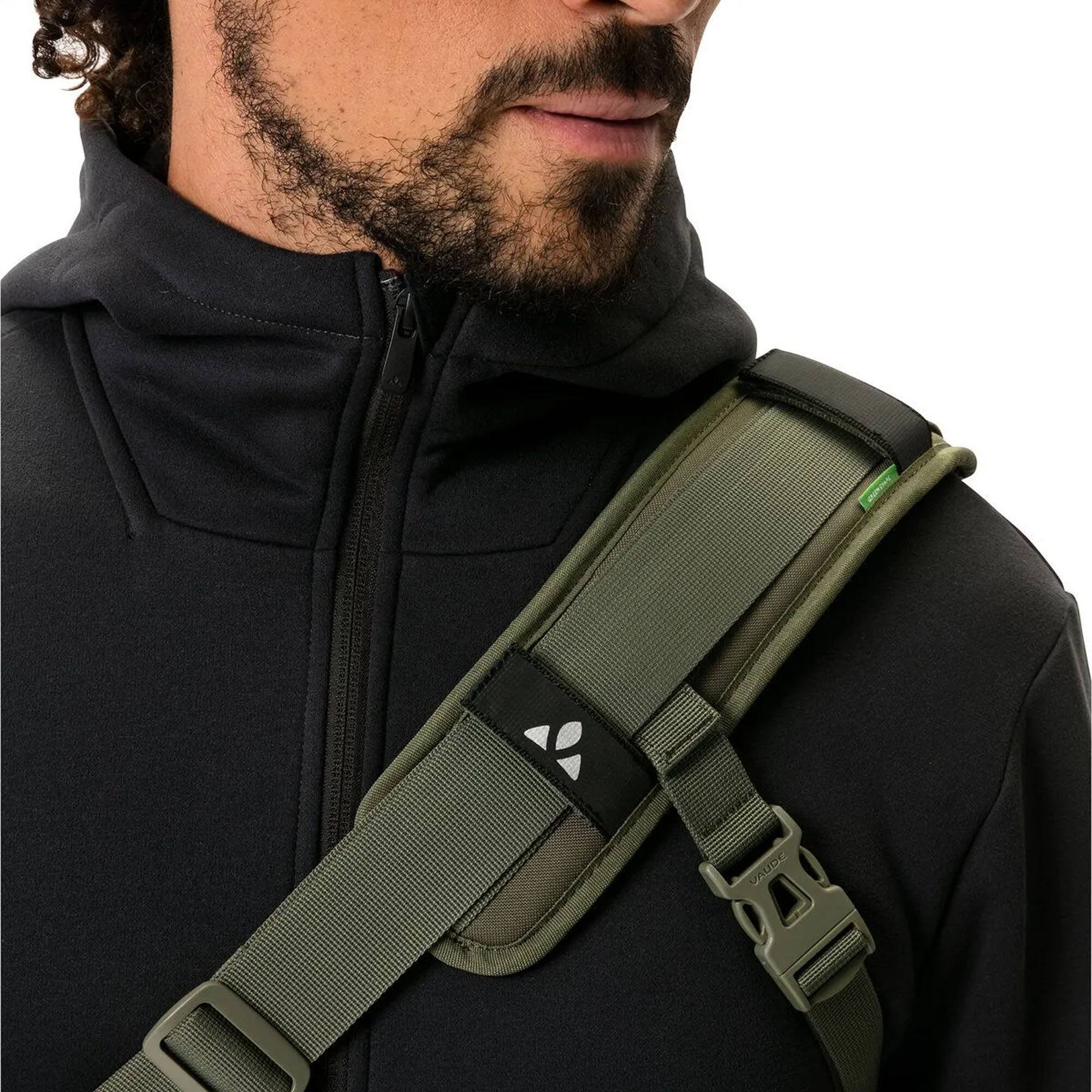 Alt View 5. VAUDE - Vaude Mineo 22 Messenger Bag - Khaki - Khaki.