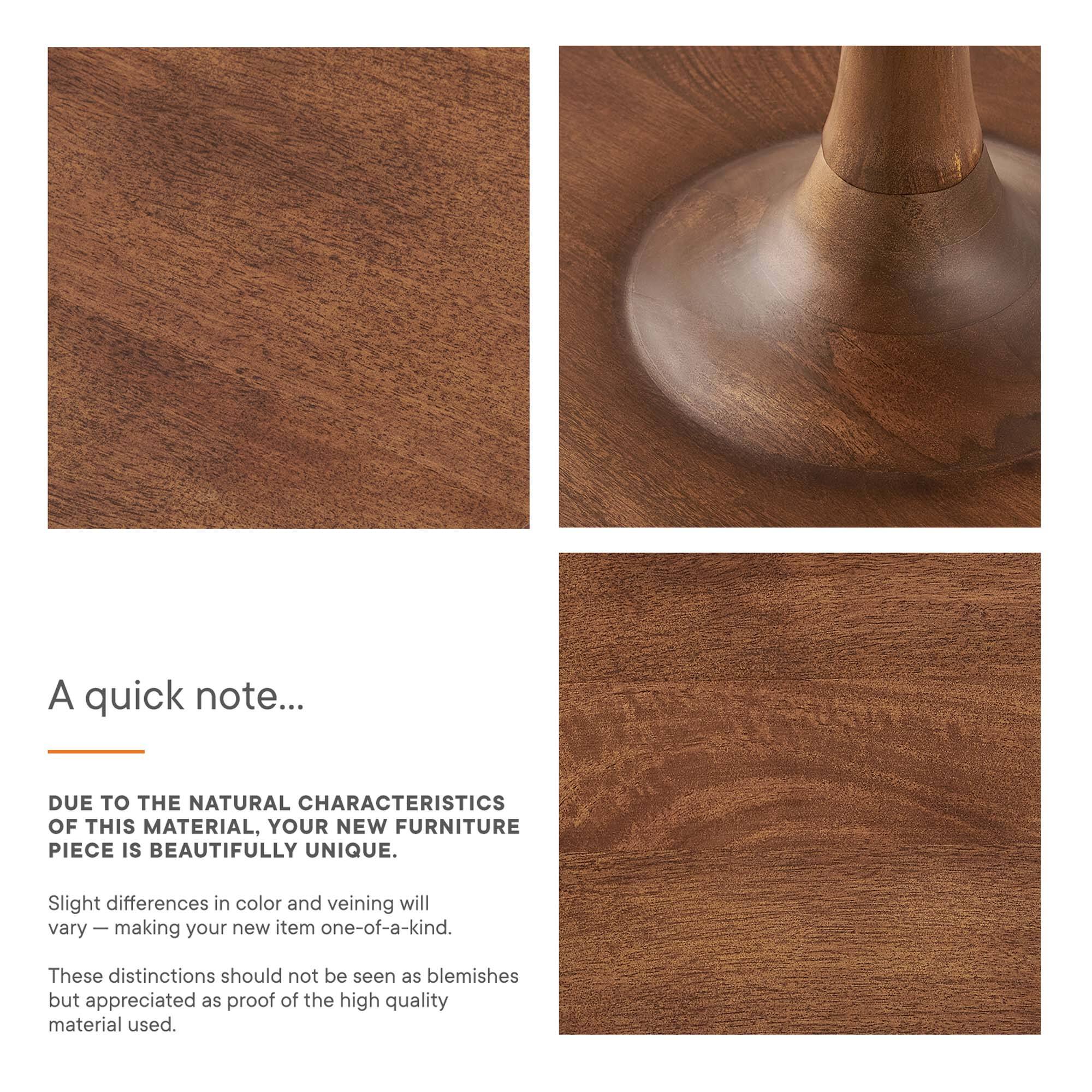 A quick note...

DUE TO THE NATURAL CHARACTERISTICS OF THIS MATERIAL, YOUR NEW FURNITURE PIECE IS BEAUTIFULLY UNIQUE.

Slight differences in color and veining will vary — making your new item one-of-a-kind.

These distinctions should not be seen as blemishes but appreciated as proof of the high quality material used.