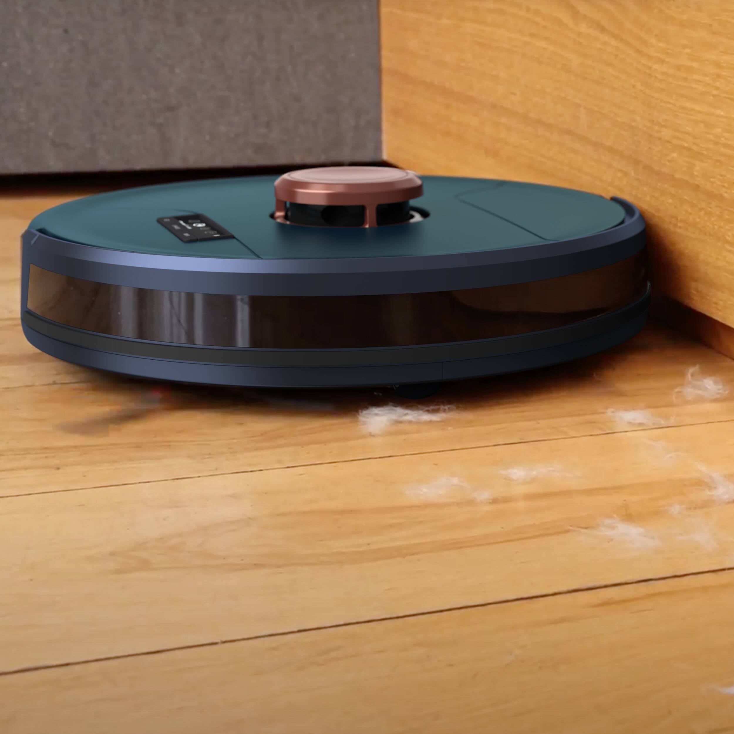 Alt View 12. bObsweep - PetHair SLAM Wi-Fi Connected Robot Vacuum Cleaner, Phoenix - Midnight.
