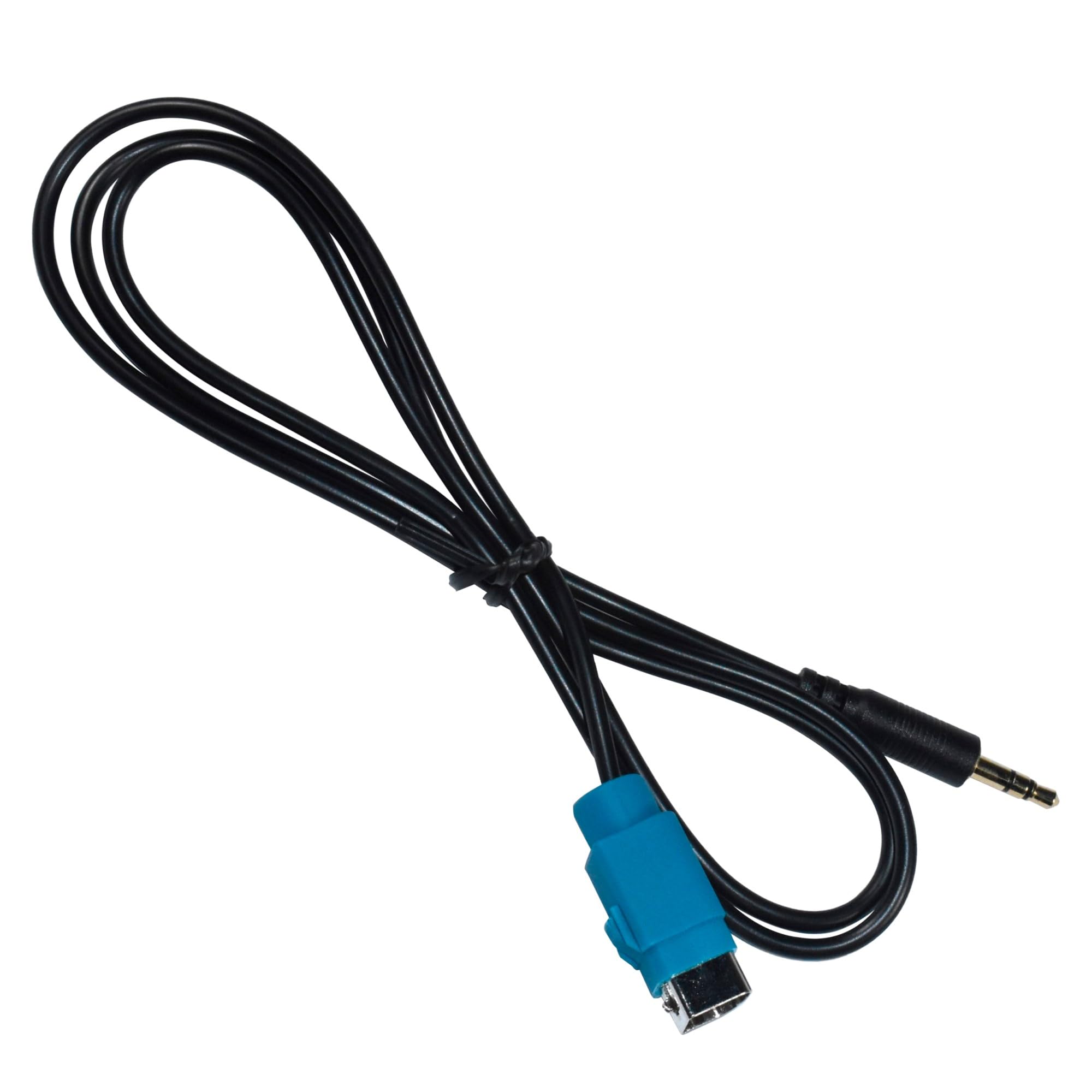 Alt View 2. HQRP - Alpine Full Speed to 3.5 mm AUX Adapter Cable for CDA-105Ri CDE-104BTi CDE-103BT - Black.