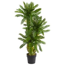 BreeBe - 3.5' Triple Cycas Artificial Plant - Green