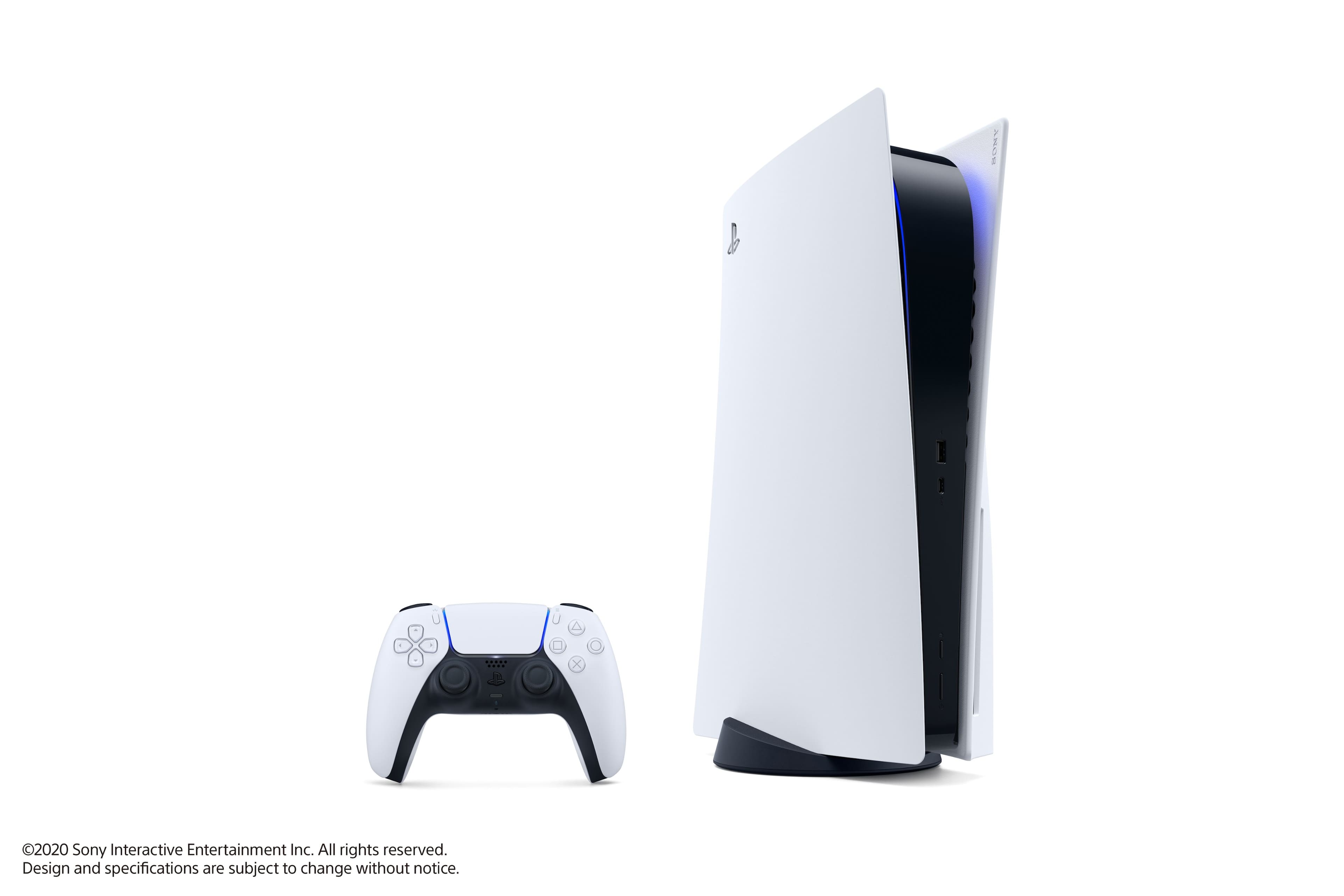 Angle. Sony - PlayStation 5 Console - White.