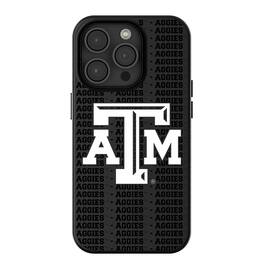 Keyscaper - NCAA - Texas A&M Aggies Primary Logo iPhone Magnetic Bump Case - 13 - Black