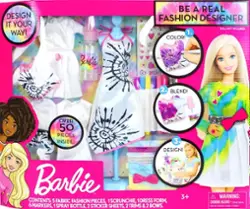Tara Toys - Barbie Tie-Dye Be A Real Fashion Designer Doll Clothes Designing Kit - Front_Zoom