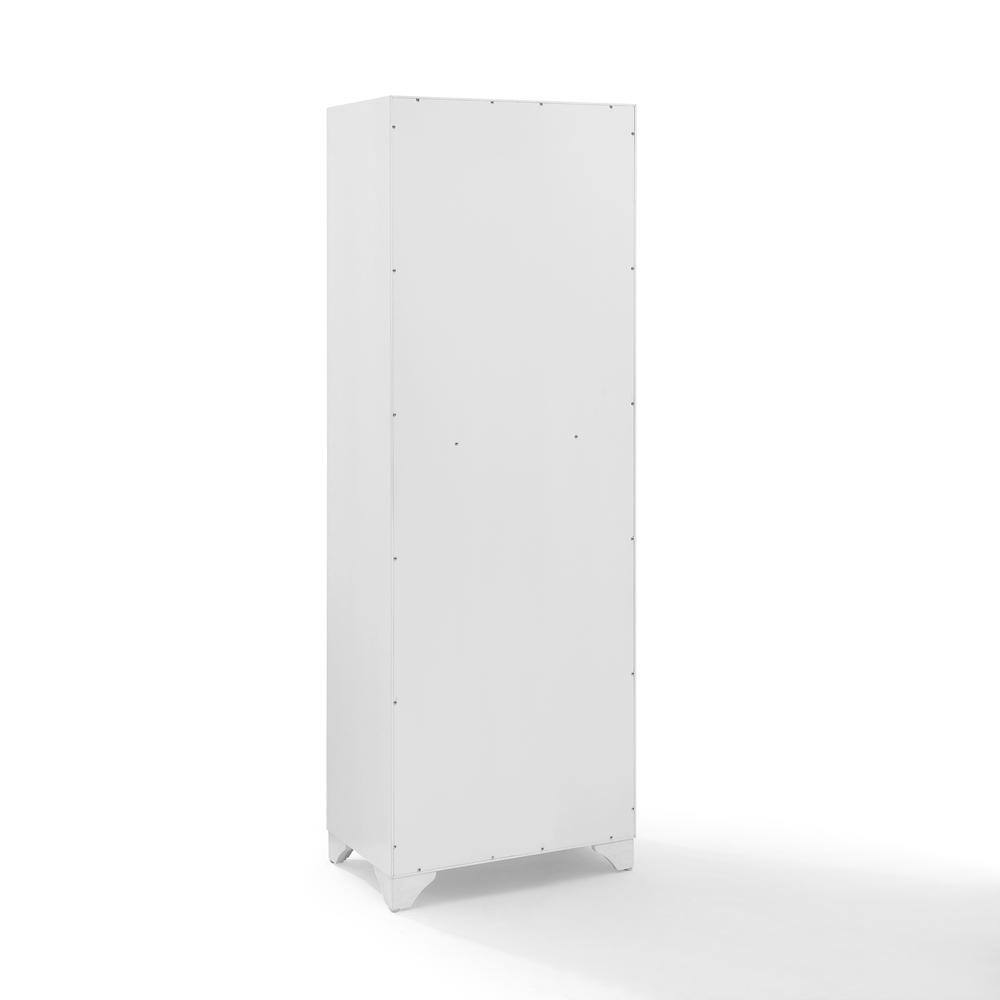 Alt View 1. Crosley Furniture - Tara Kitchen Storage Pantry - Distressed White.