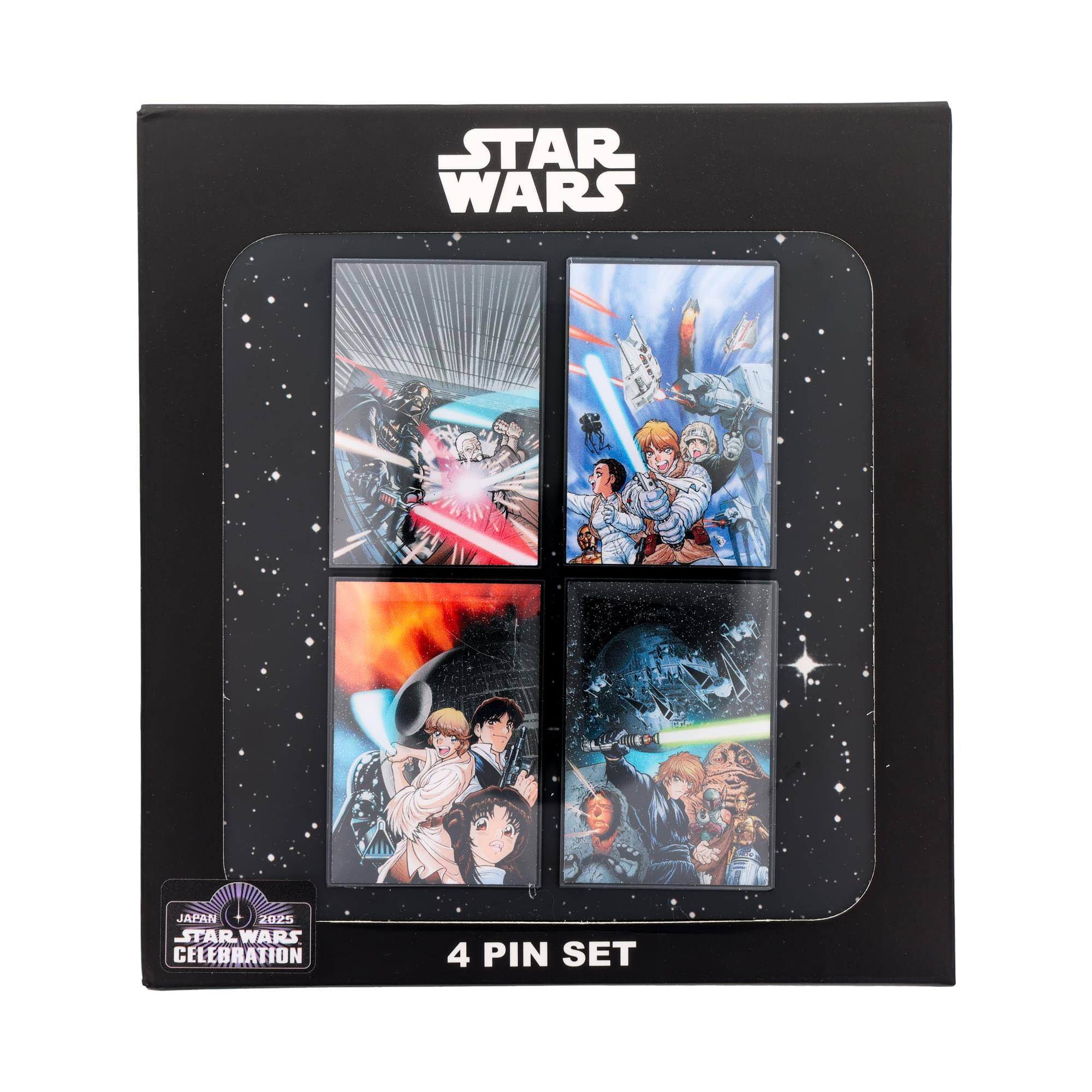 STAR WARS JAPAN 2025 STAR WARS CELEBRATION 4 PIN SET
