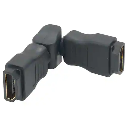 Front. Sanoxy - Sanoxy Adapter Compatible for HDMI Female to Female Coupler - Swiveling Type - Black.