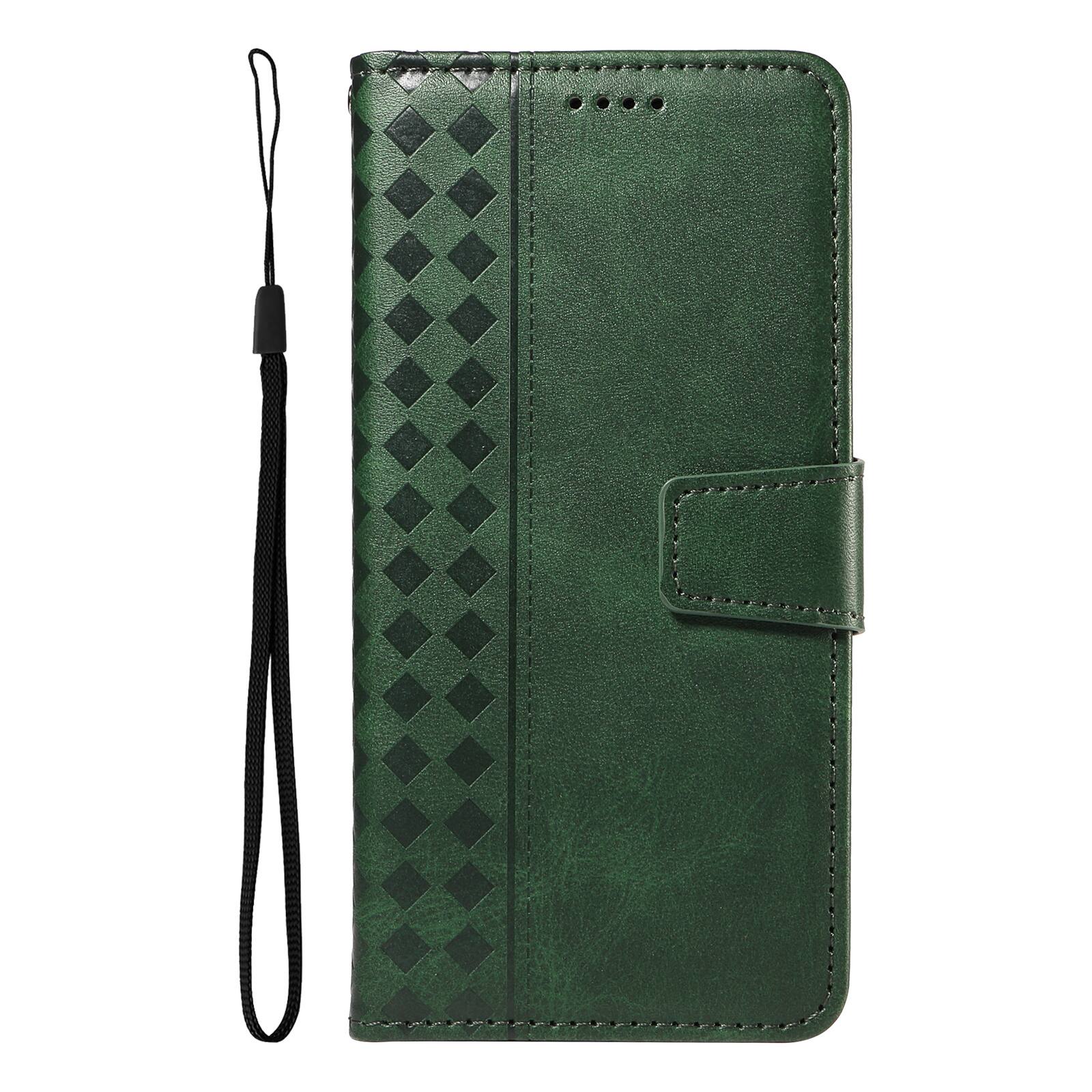 Alt View 3. Dteck - Magnetic Wallet Pocket Case For iPhone 17 Pro Max, Shockproof Faux Leather Card Pocket Wrist Strap Cover - Darkgreen.