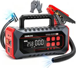 GOOLOO - A9 Ultra 6000A Jump Starter with Air Compressor