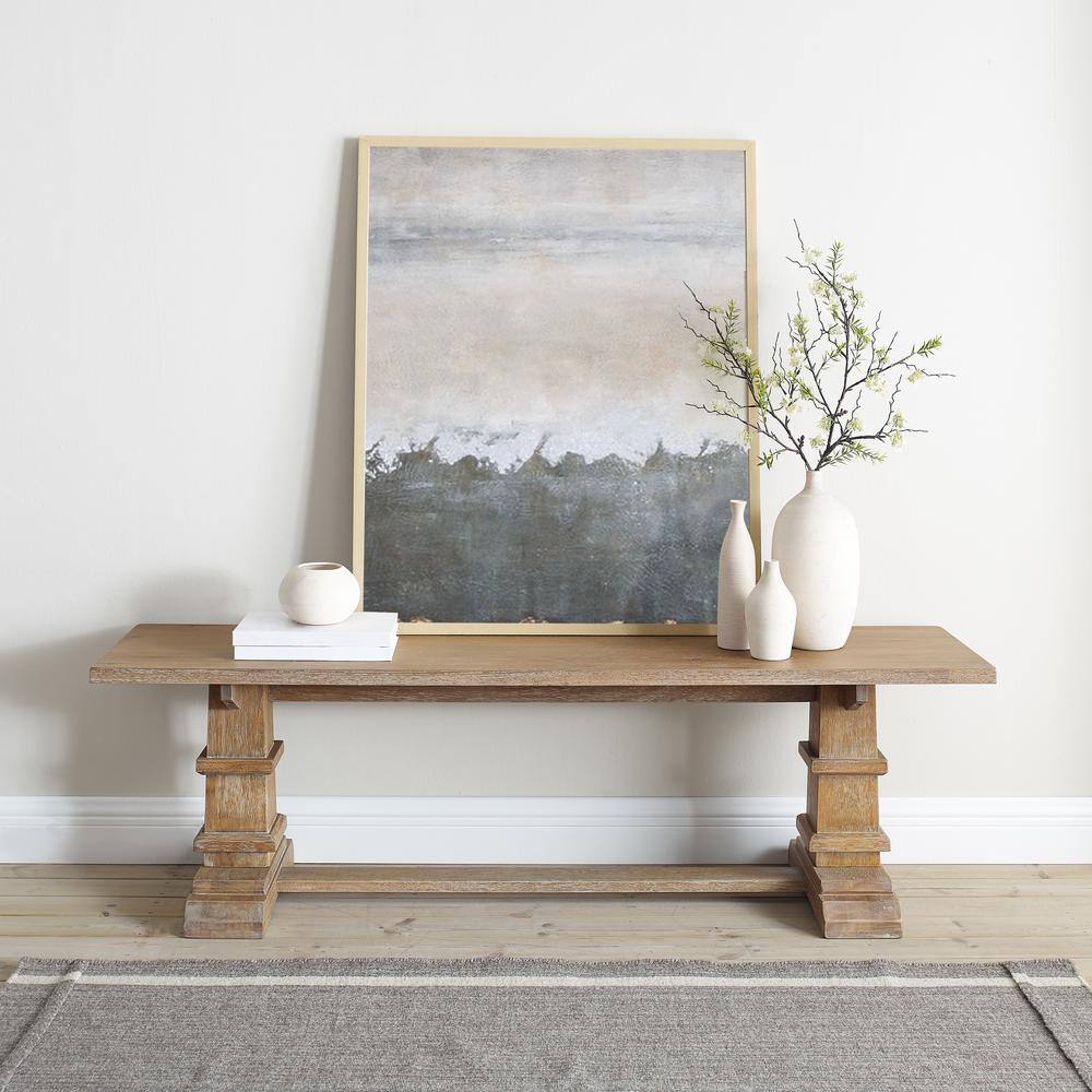 Alt View 5. Crosley Furniture - Joanna Dining Bench - Rustic Brown.