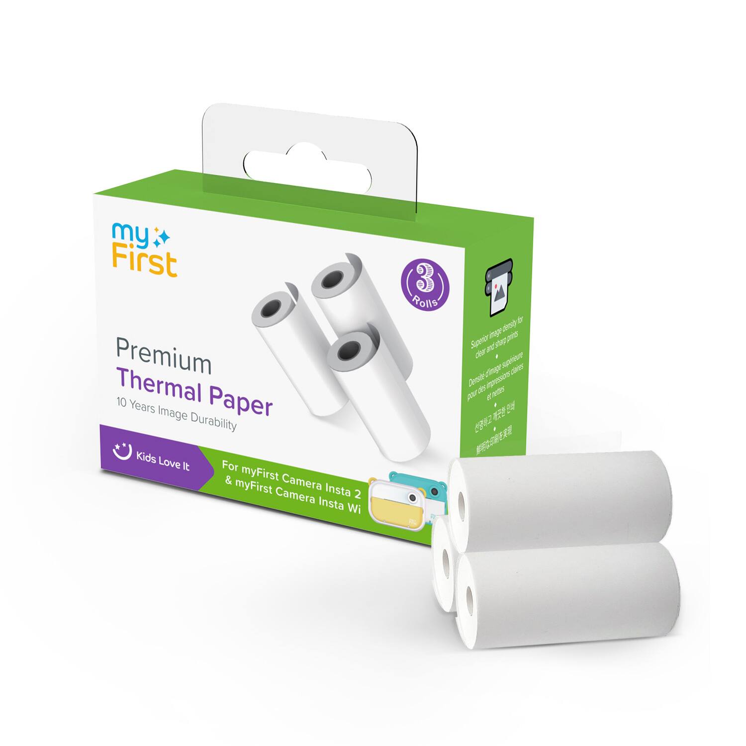 Thermal Paper for myFirst Camera Insta 20, Insta 2 & Insta Wi - White