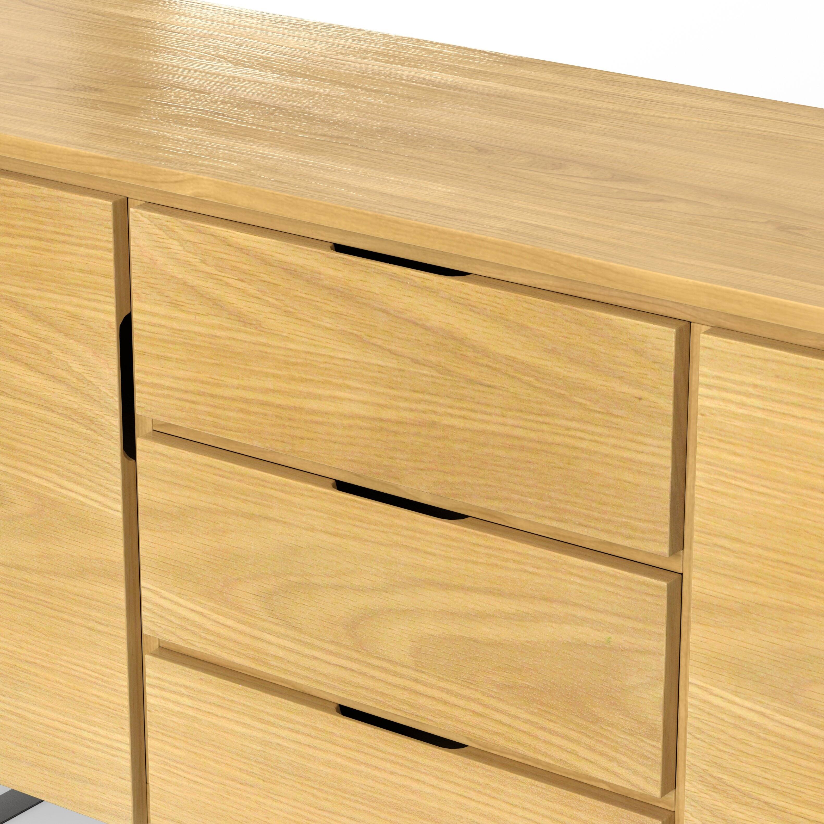 Alt View 14. Simpli Home - Lowry Sideboard Buffet - Oak Veneer.