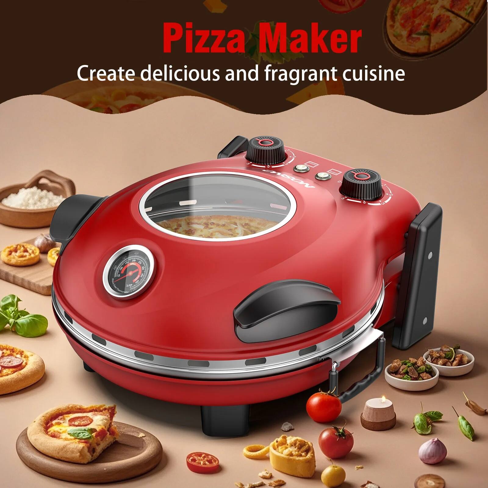 Pizza Maker  
Create delicious and fragrant cuisine