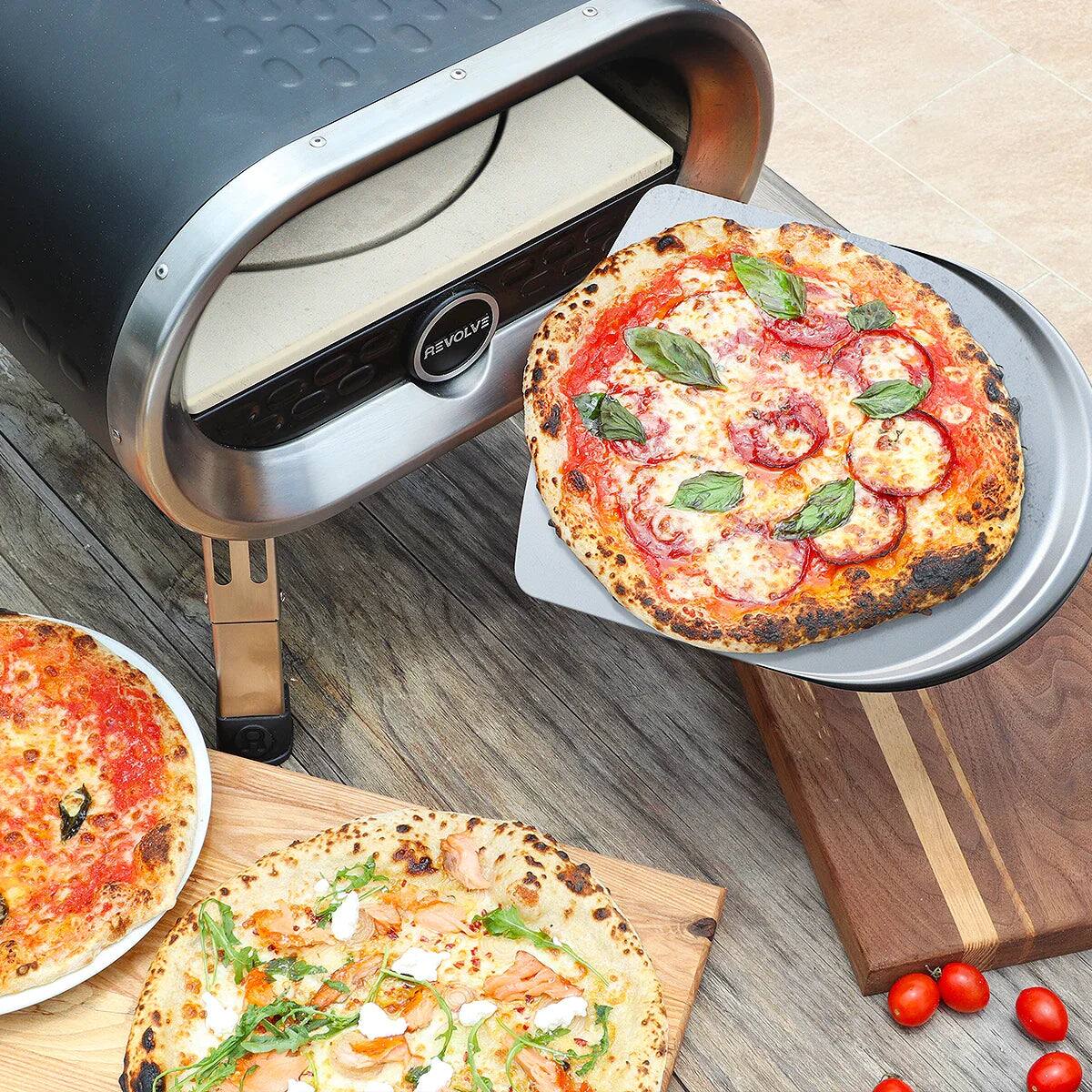 Back. Revolve - Revolve Gas-Fired Outdoor Pizza Oven - Black.