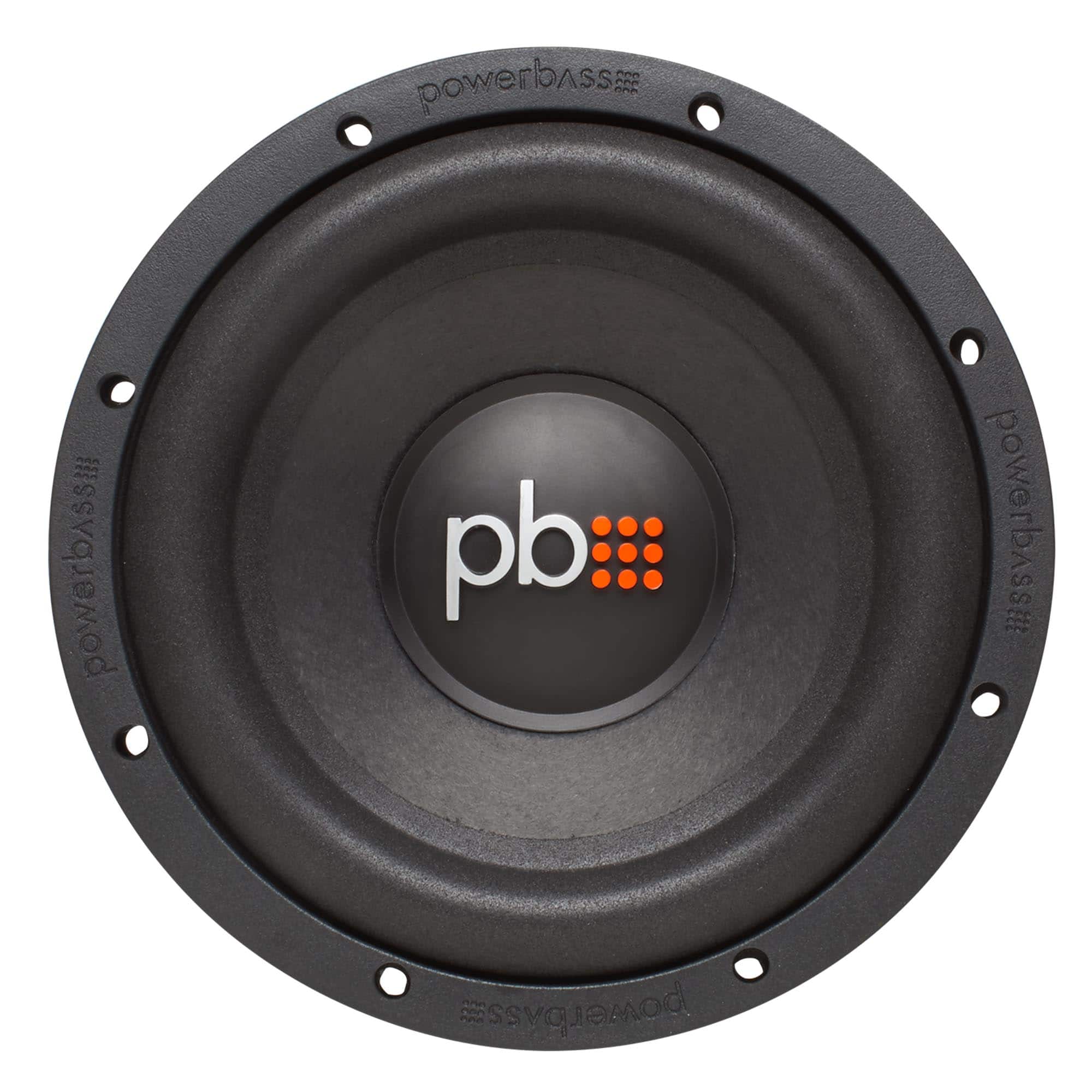 Powerbass - S-84 - 8" Single 4-Ohm Subwoofer - Black/Gray